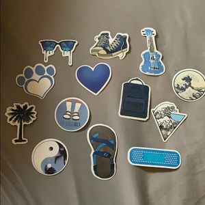 Blue Stickers